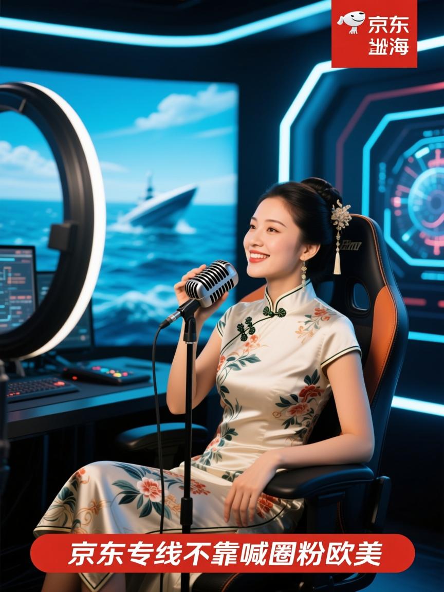中式松弛感直播出海,京东专线不靠喊麦圈粉欧美