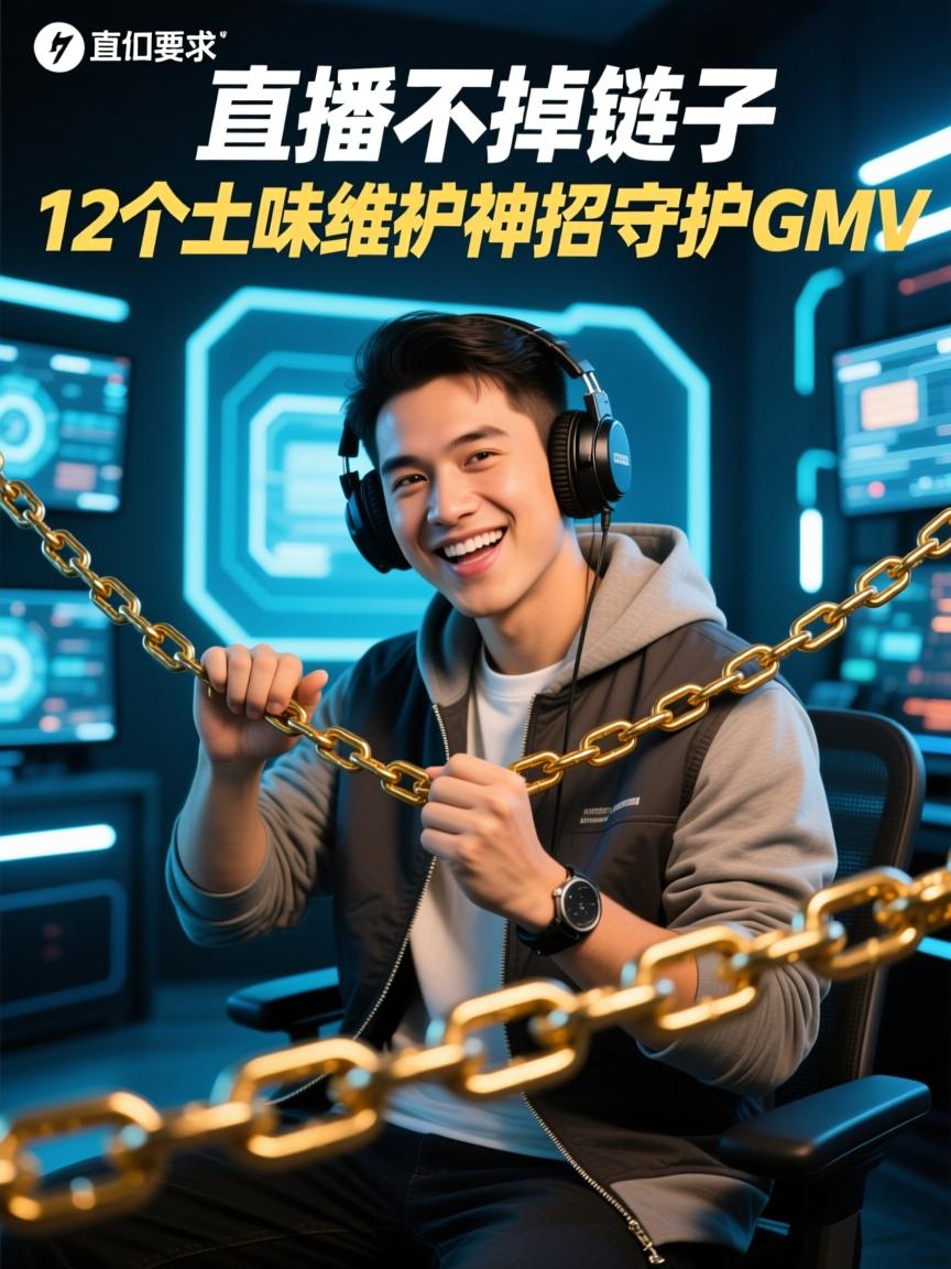 直播不掉链子，12个土味维护神招守护GMV