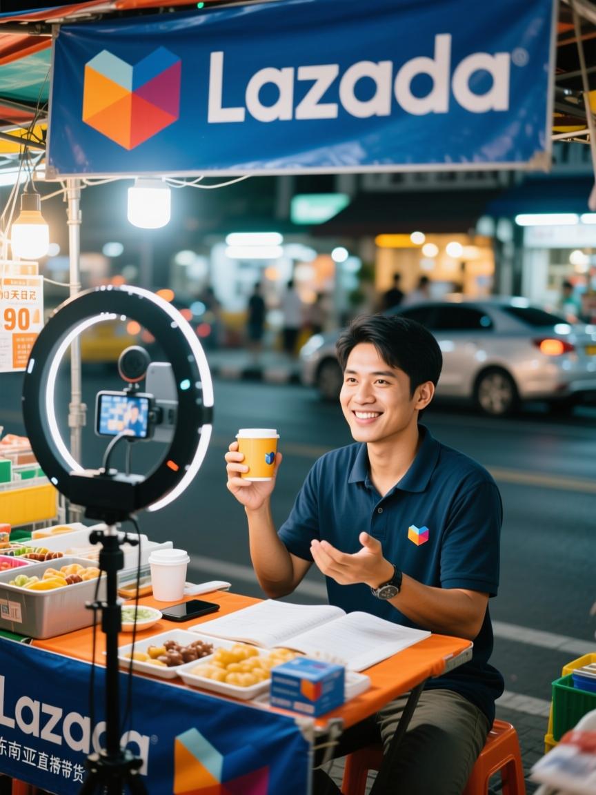 从路边摊到流量王国,一个曼谷小卖家在Lazada直播间里翻盘的90天日记-东南亚直播带货,