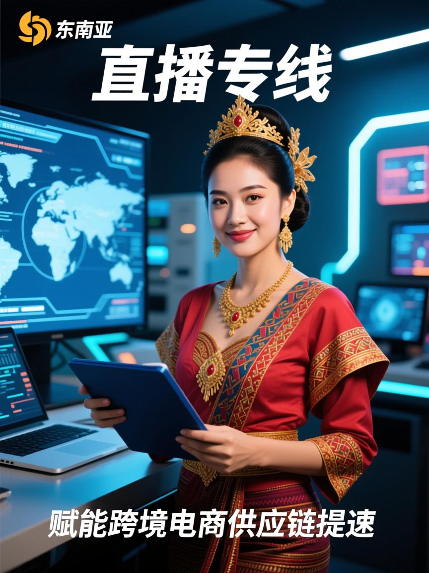 东南亚直播专线赋能跨境电商供应链提速