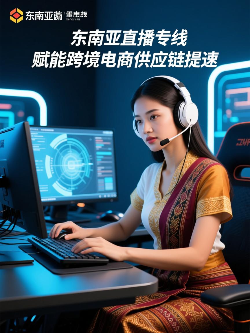东南亚直播专线赋能跨境电商供应链提速