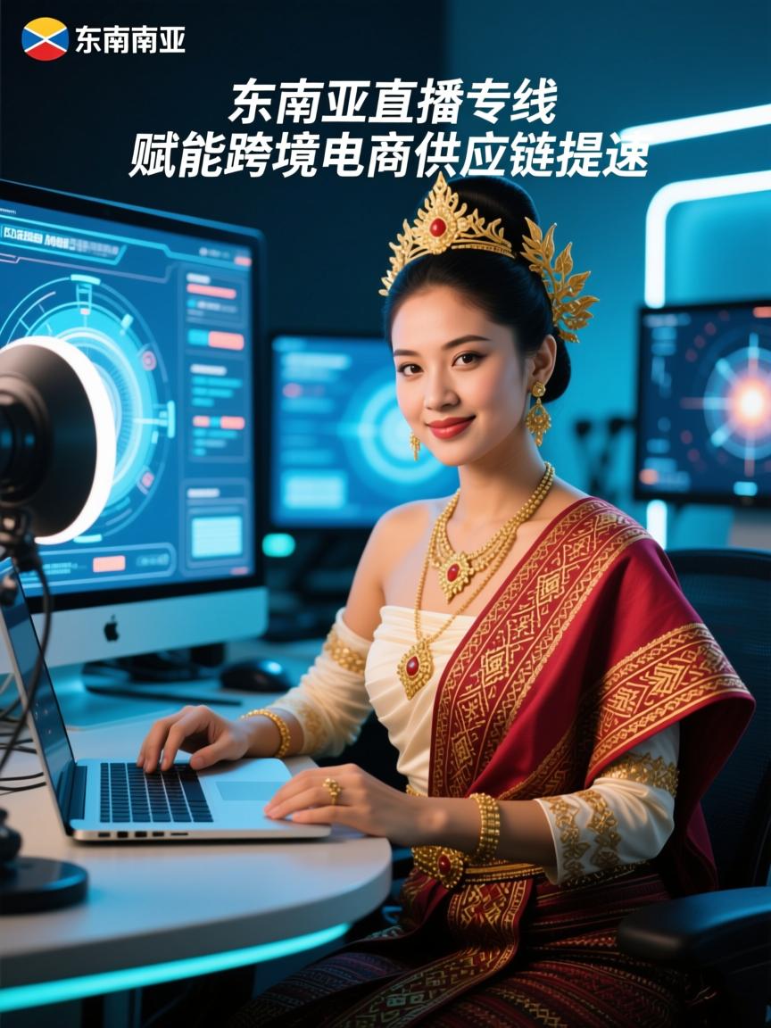 东南亚直播专线赋能跨境电商供应链提速