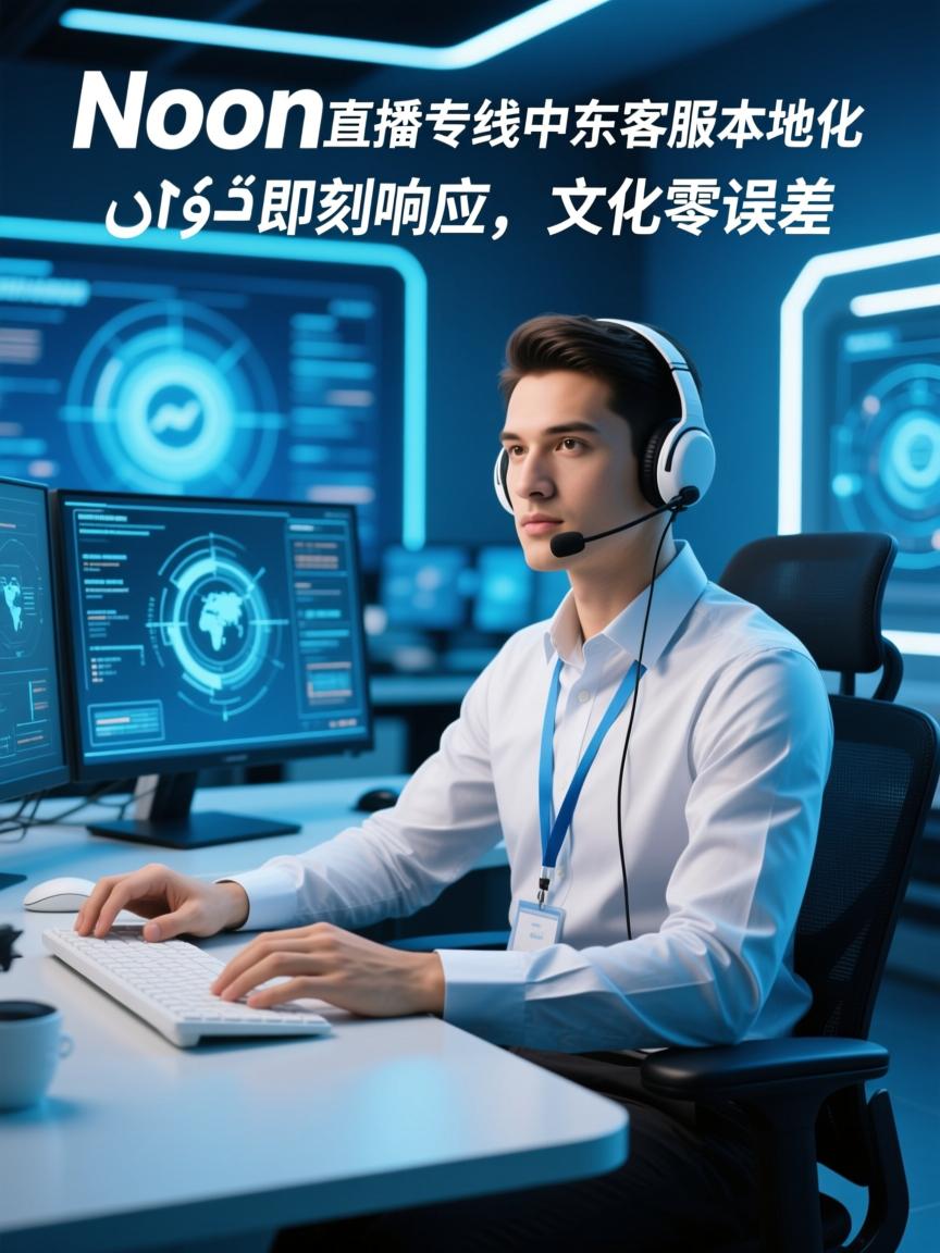 Noon直播专线中东客服本地化，阿语即刻响应，文化零误差