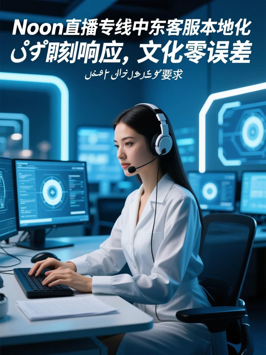 Noon直播专线中东客服本地化,阿语即刻响应,文化零误差