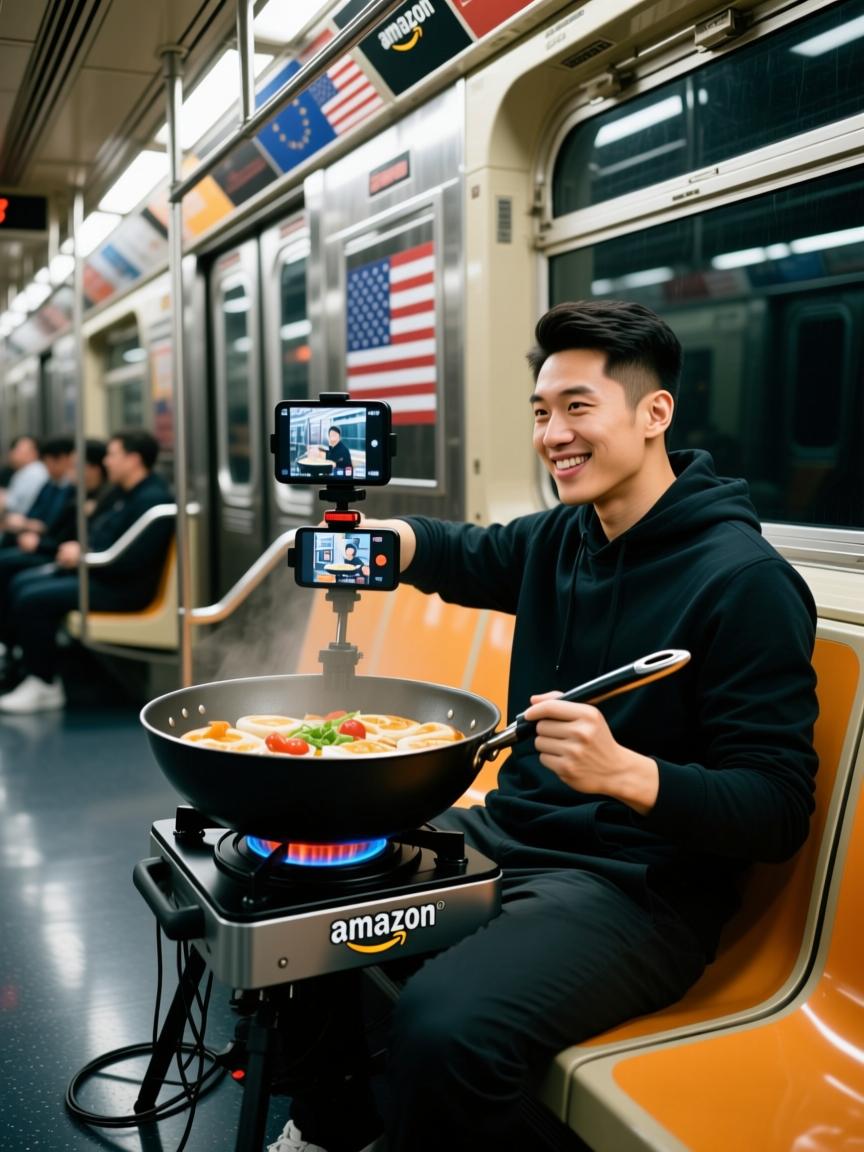 纽约地铁里的中国锅，亚马逊直播专线如何撬开欧美朋友圈？