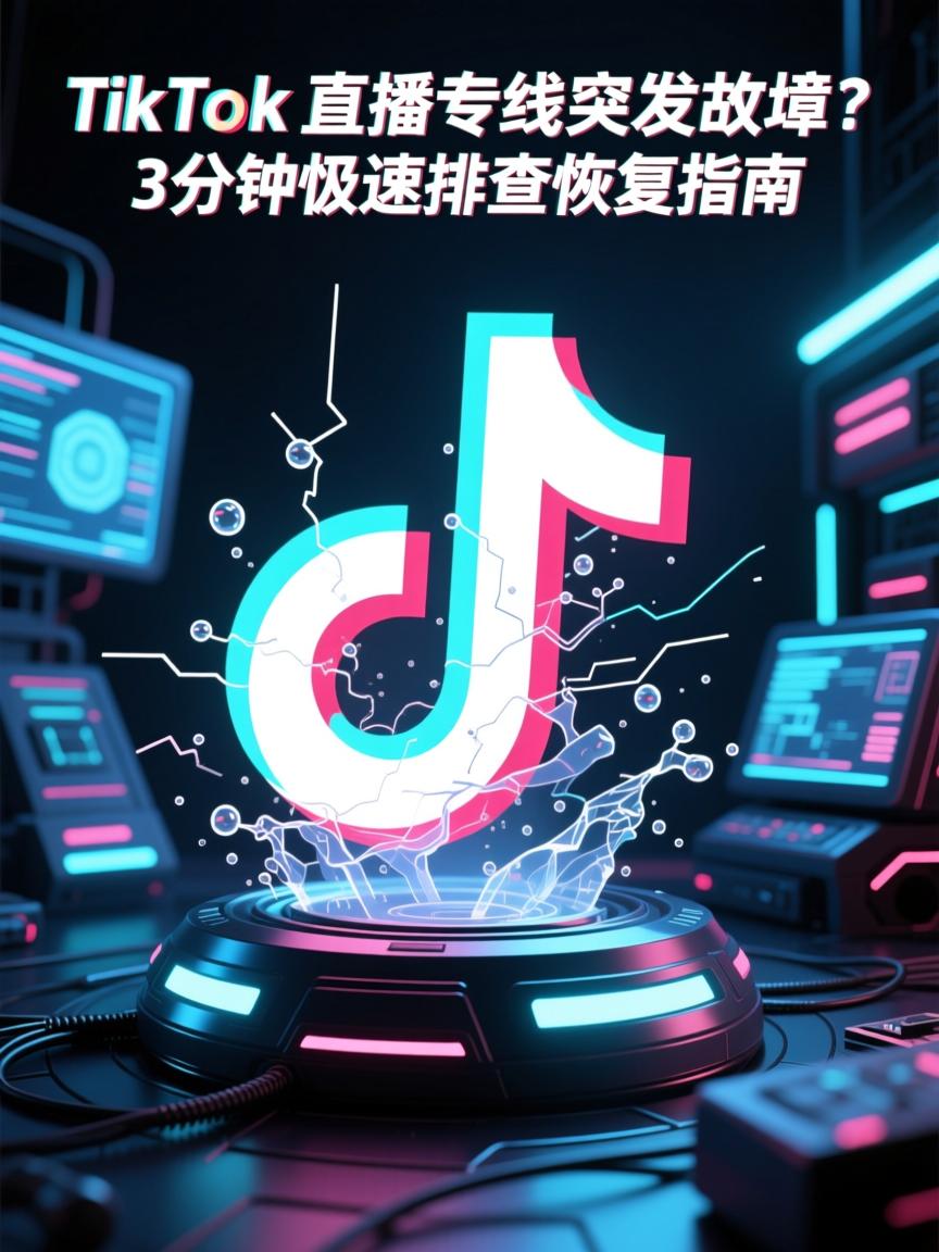TikTok直播专线突发故障?3分钟极速排查恢复指南