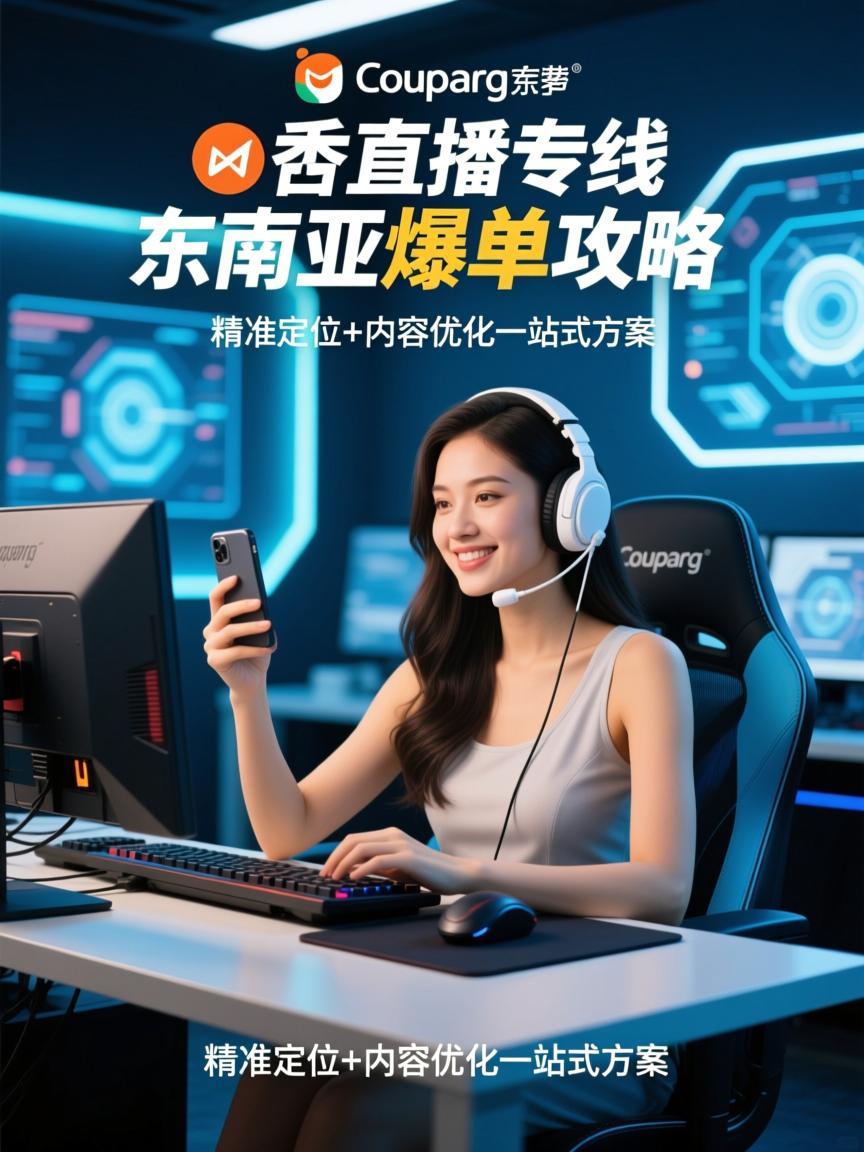 Coupang直播专线东南亚爆单攻略,精准定位+内容优化一站式方案