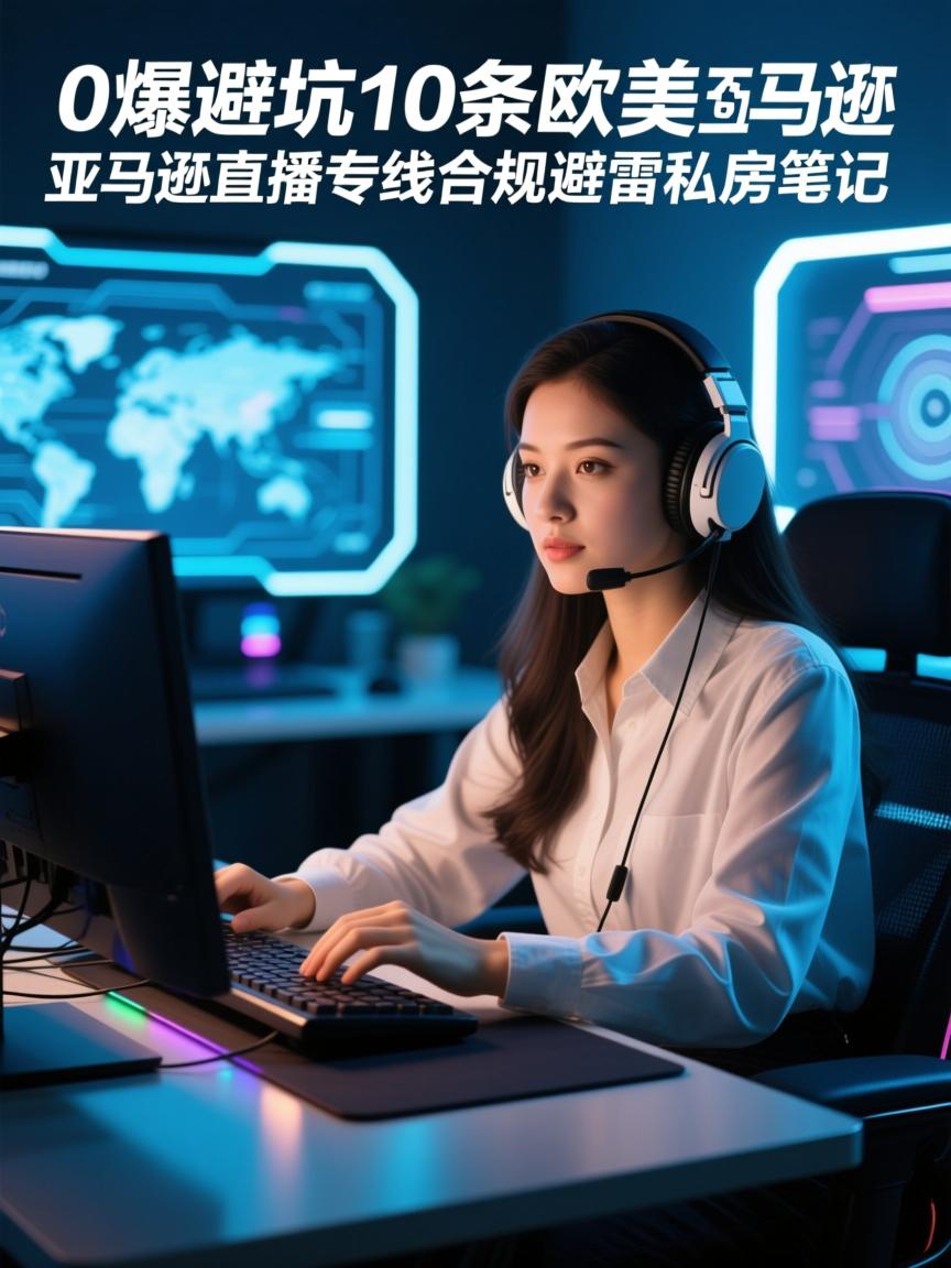 0爆避坑,10条欧美亚马逊直播专线合规避雷私房笔记