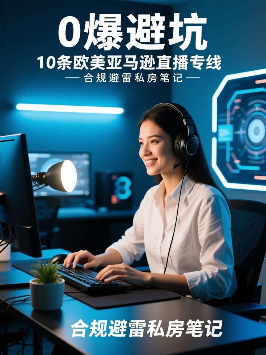 0爆避坑,10条欧美亚马逊直播专线合规避雷私房笔记