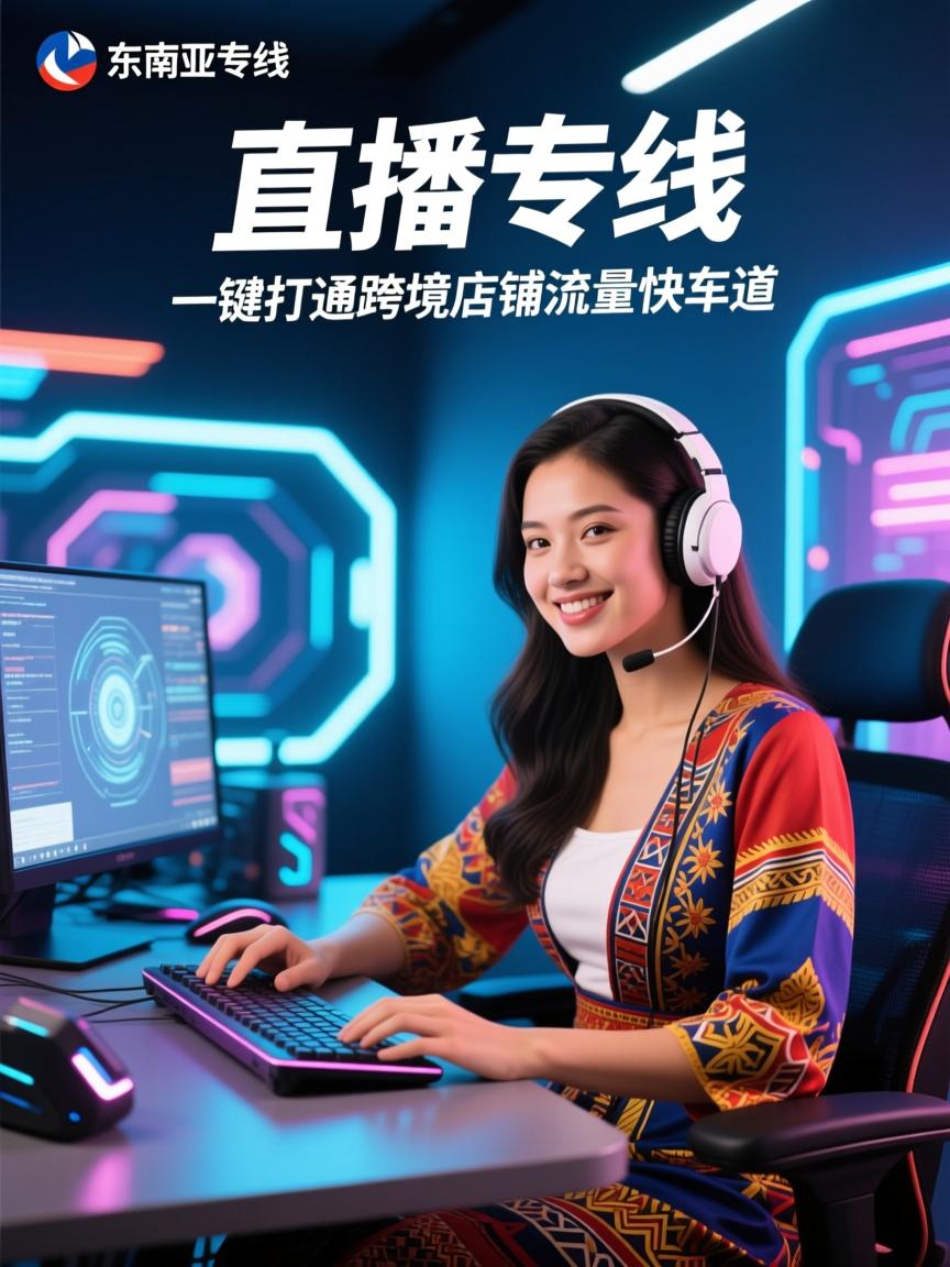 东南亚直播专线，一键打通跨境店铺流量快车道