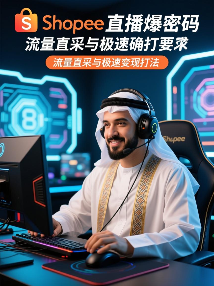 中东Shopee直播爆单密码,流量直采与极速变现打法