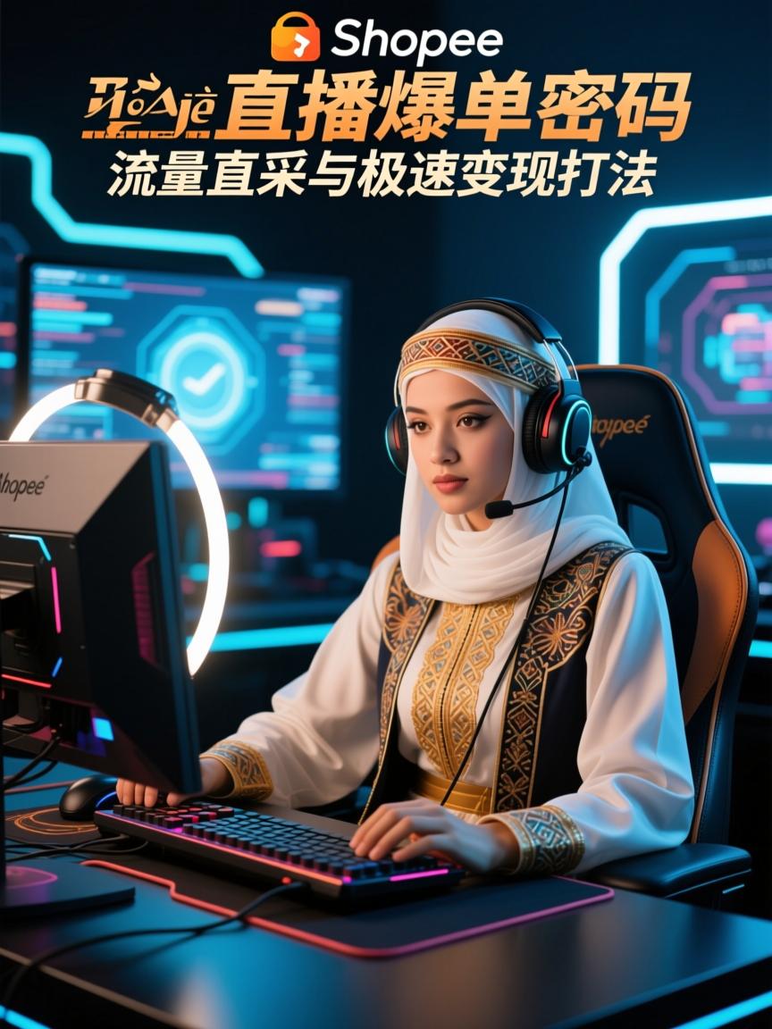 中东Shopee直播爆单密码，流量直采与极速变现打法
