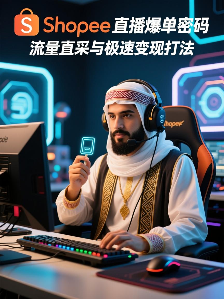 中东Shopee直播爆单密码,流量直采与极速变现打法