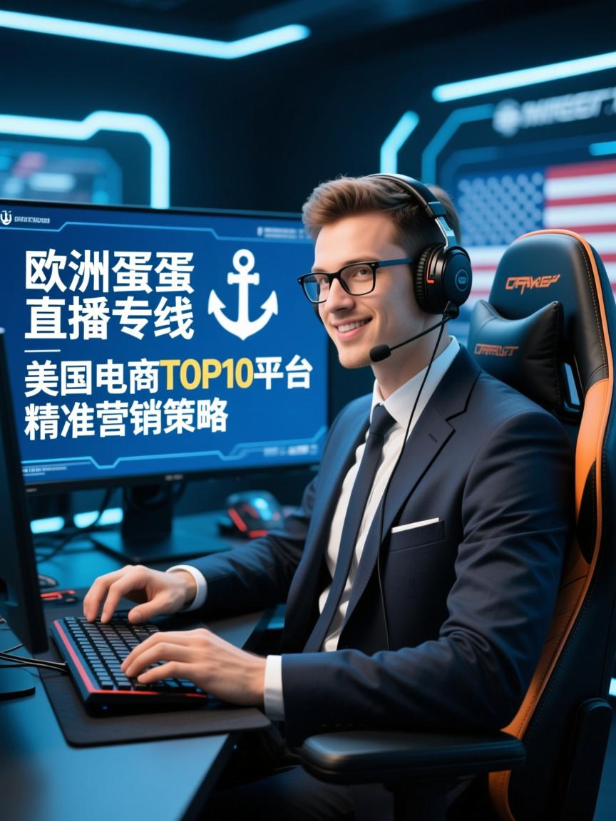 欧美新蛋直播专线,锚定美国电商TOP10平台的精准营销策略