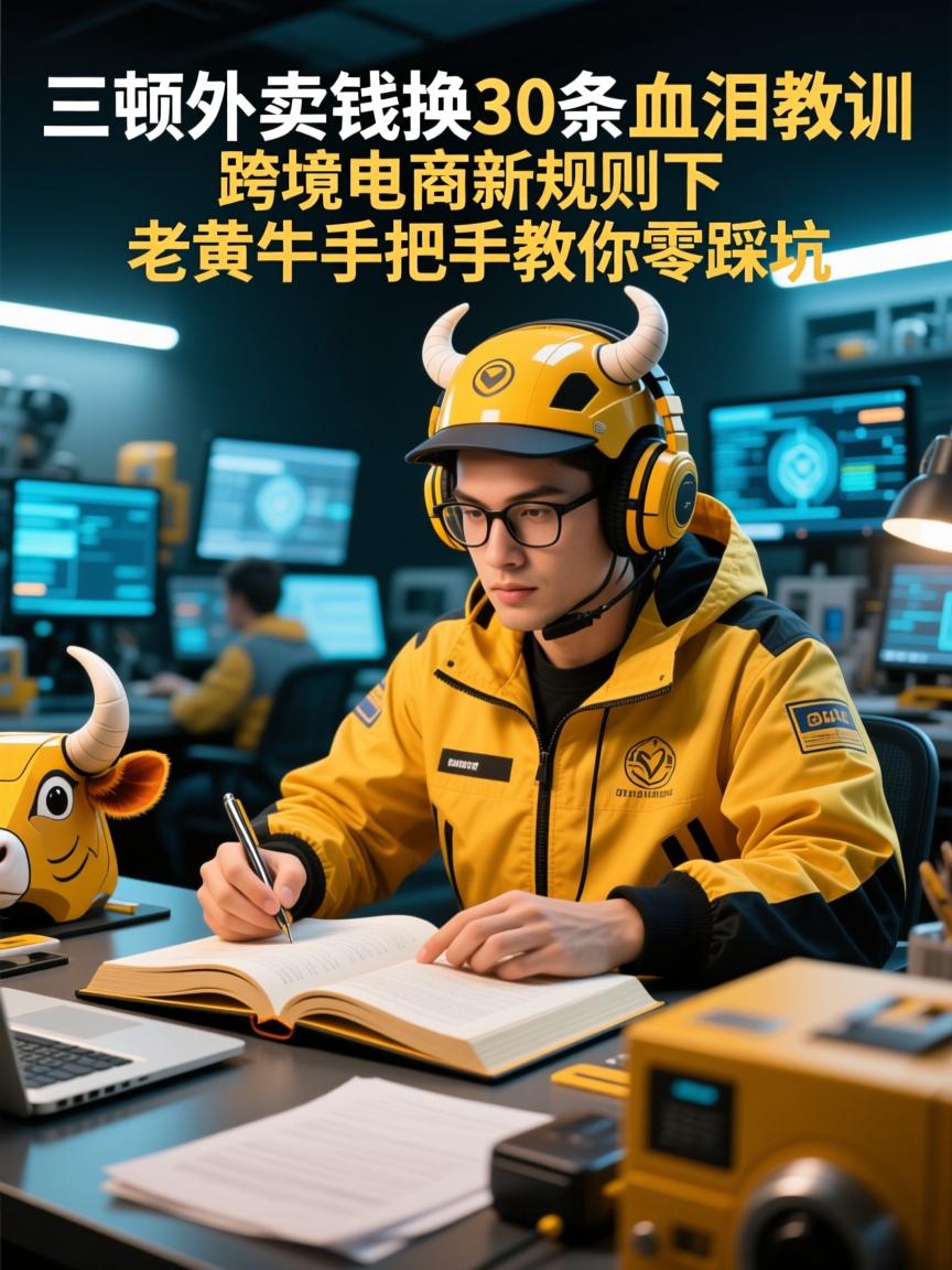 三顿外卖钱换30条血泪教训,跨境电商新规则下,老黄牛手把手教你零踩坑