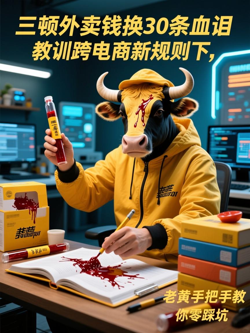 三顿外卖钱换30条血泪教训,跨境电商新规则下,老黄牛手把手教你零踩坑