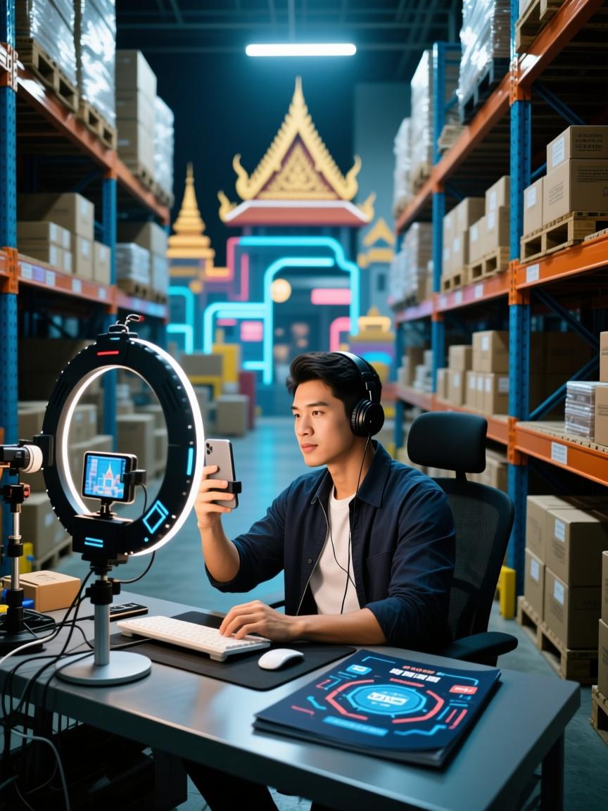 东南亚直播城探秘,电商直播专线如何重塑供应链格局