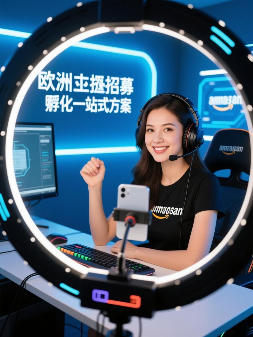 欧美亚马逊直播专线，主播招募与孵化一站式方案