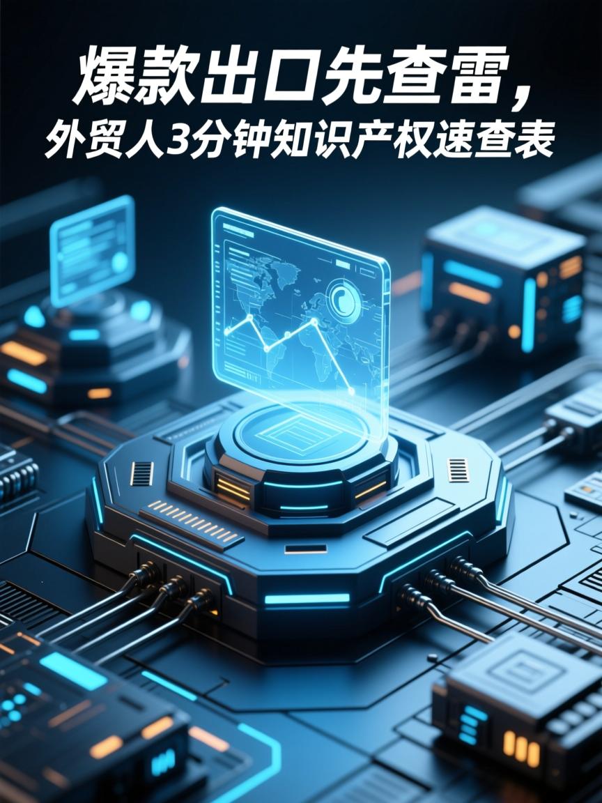 爆款出口先查雷，外贸人3分钟知识产权速查表
