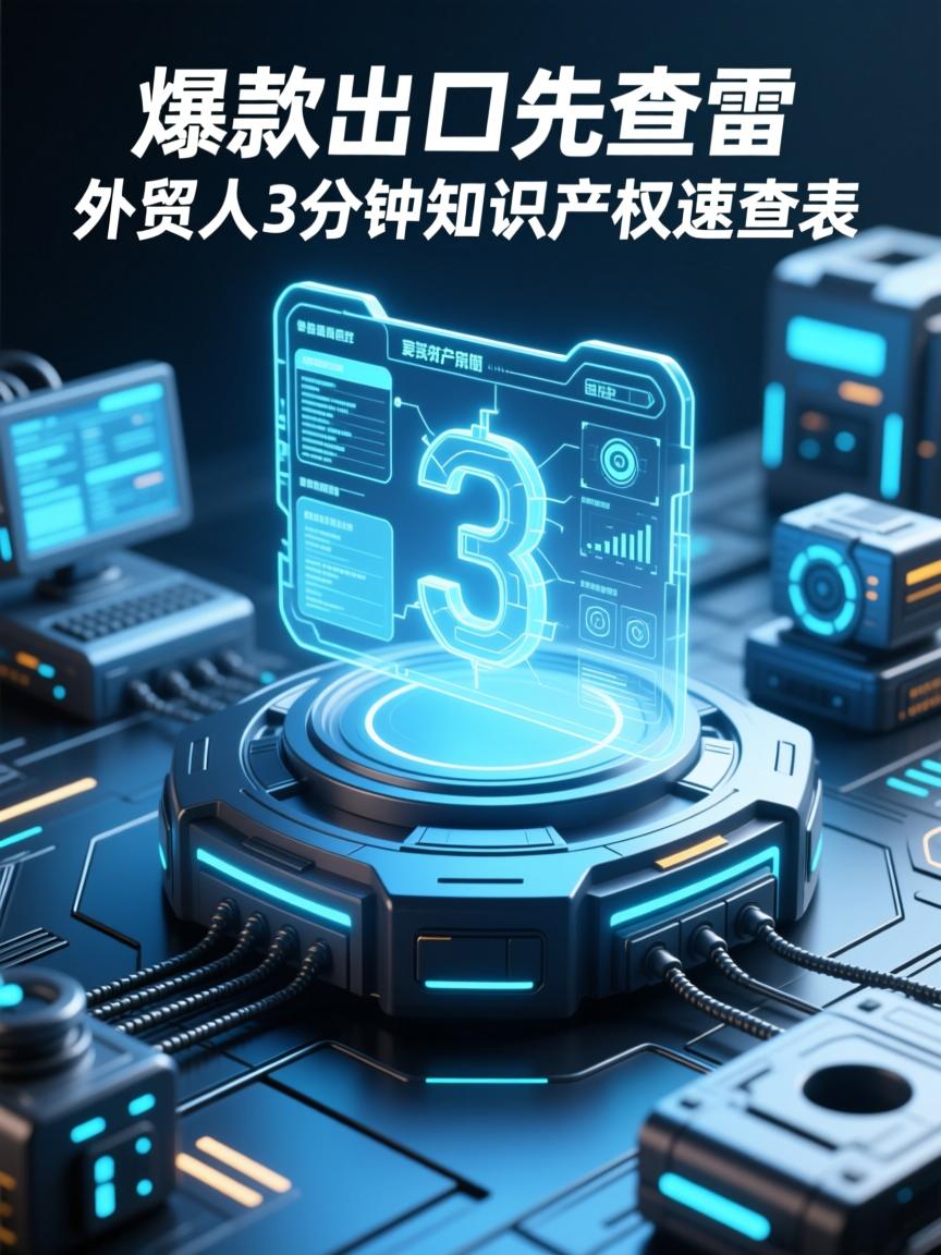 爆款出口先查雷,外贸人3分钟知识产权速查表