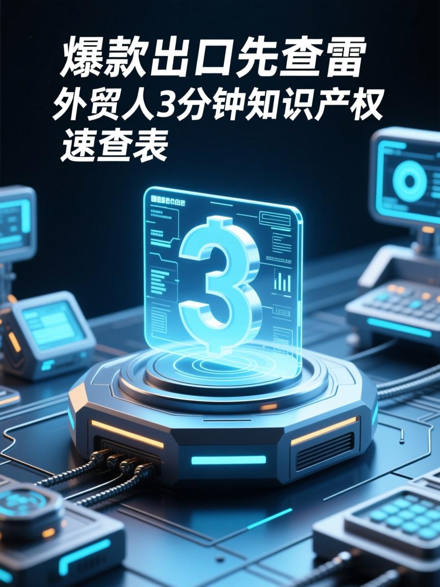 爆款出口先查雷,外贸人3分钟知识产权速查表