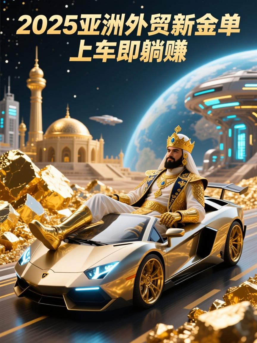 2025亚洲外贸新金矿,东南亚拼单、中东土豪、印度薅羊毛,上车即躺赚