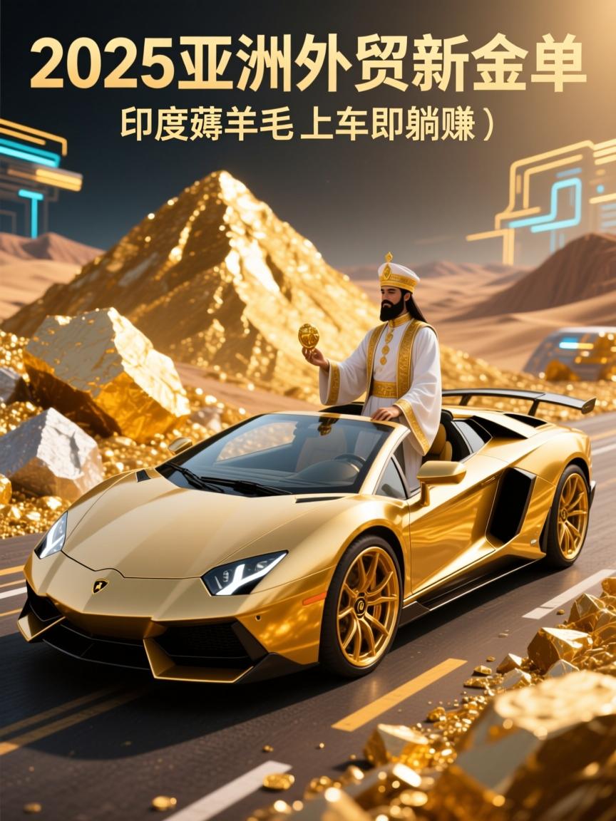 2025亚洲外贸新金矿,东南亚拼单、中东土豪、印度薅羊毛,上车即躺赚