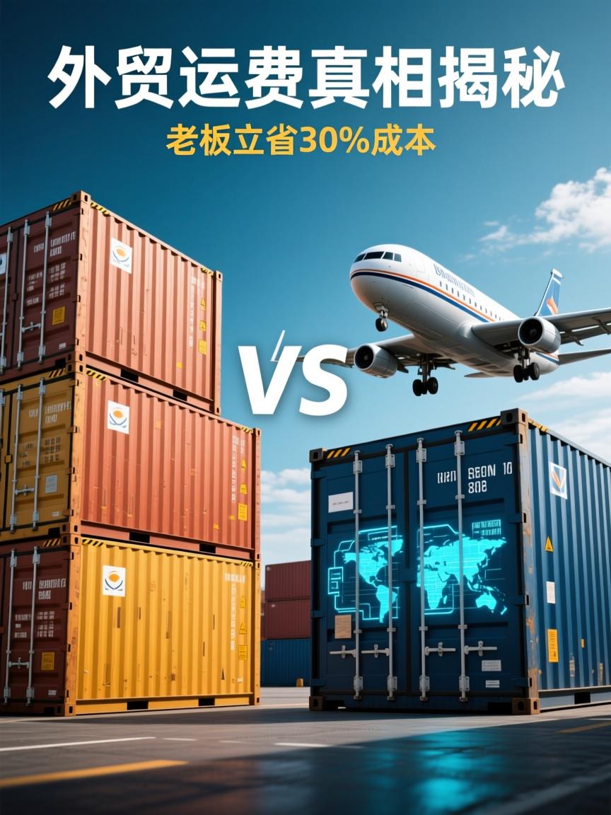 外贸运费真相大揭秘,货柜vs空运这样选,老板立省30%成本