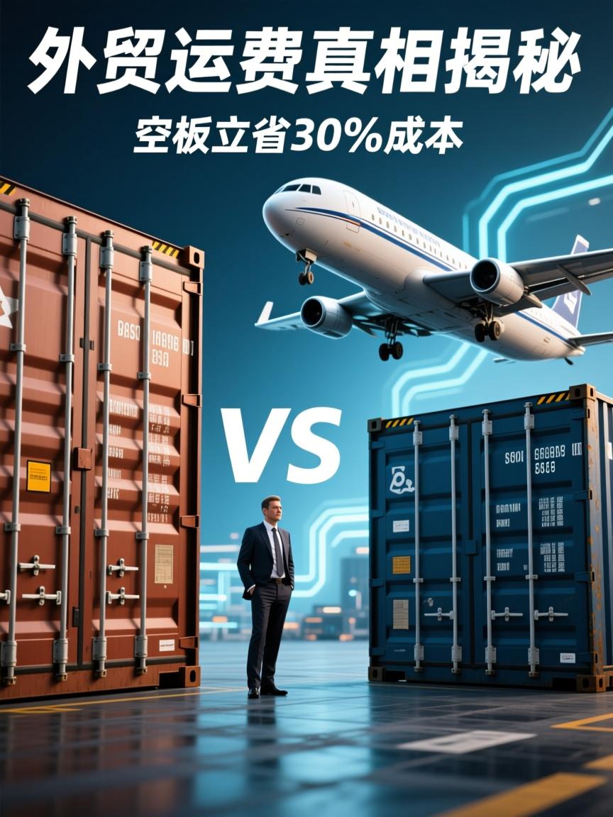 外贸运费真相大揭秘,货柜vs空运这样选,老板立省30%成本