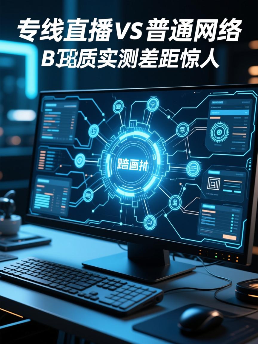 专线直播 vs 普通网络，B站画质实测差距惊人