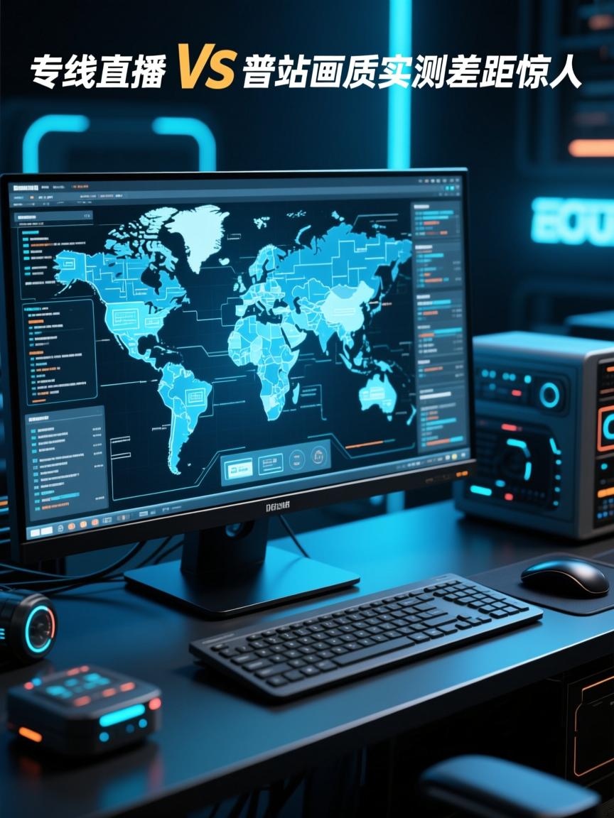 专线直播 vs 普通网络,B站画质实测差距惊人