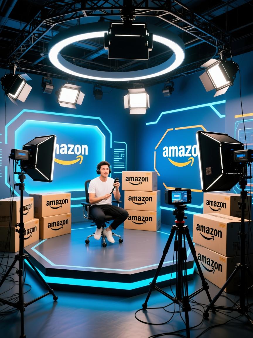 打造欧美亚马逊专线直播间，场景搭建与氛围引爆秘籍