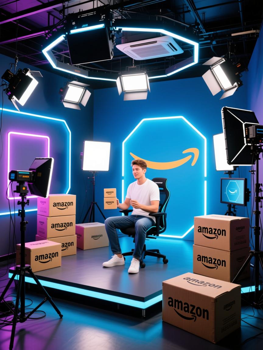 打造欧美亚马逊专线直播间,场景搭建与氛围引爆秘籍