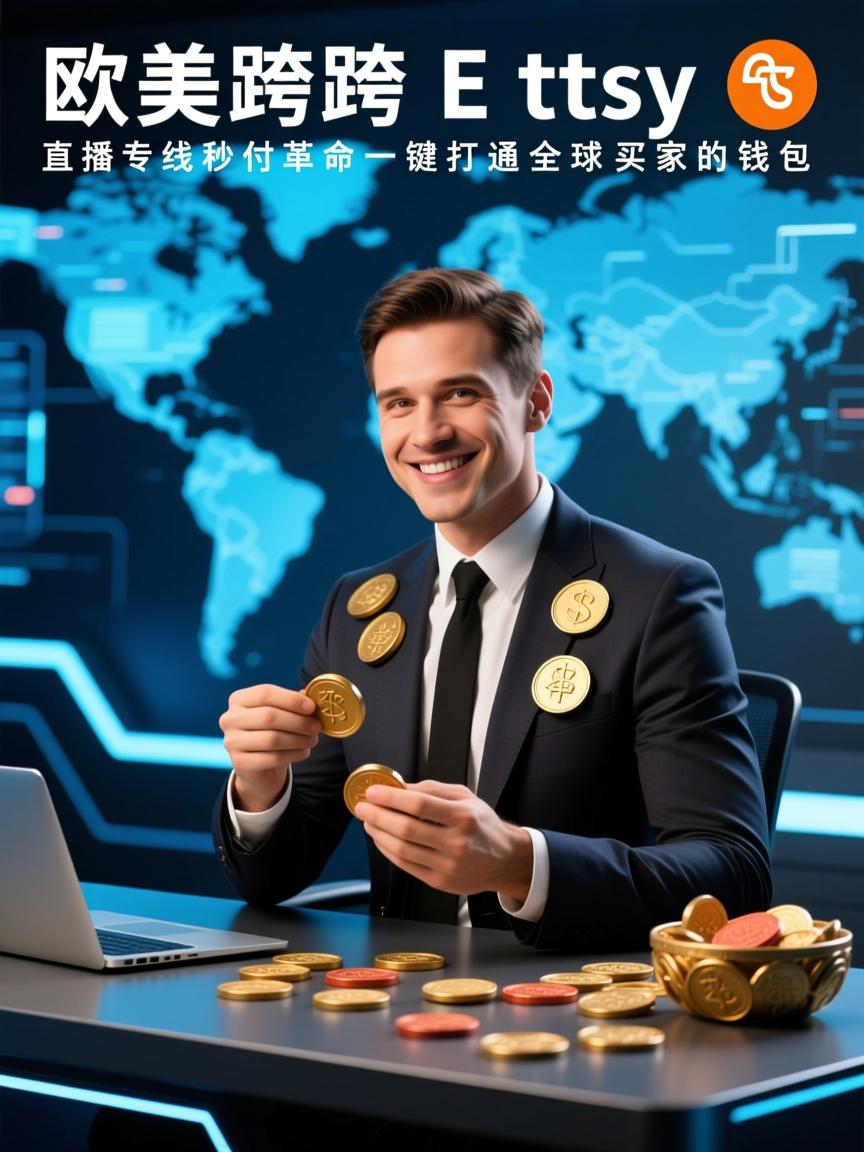 欧美跨境 Etsy 直播专线秒付革命,一键打通全球买家的钱包