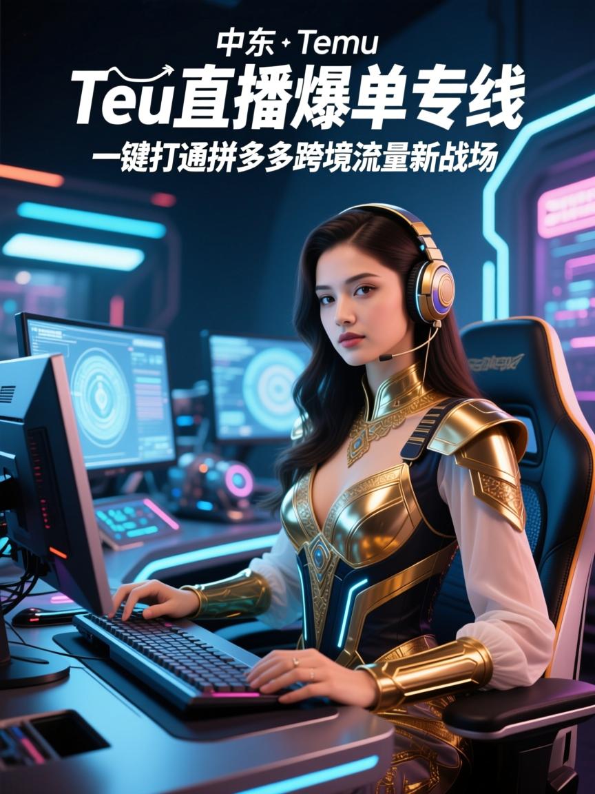 中东Temu直播爆单专线，一键打通拼多多跨境流量新战场