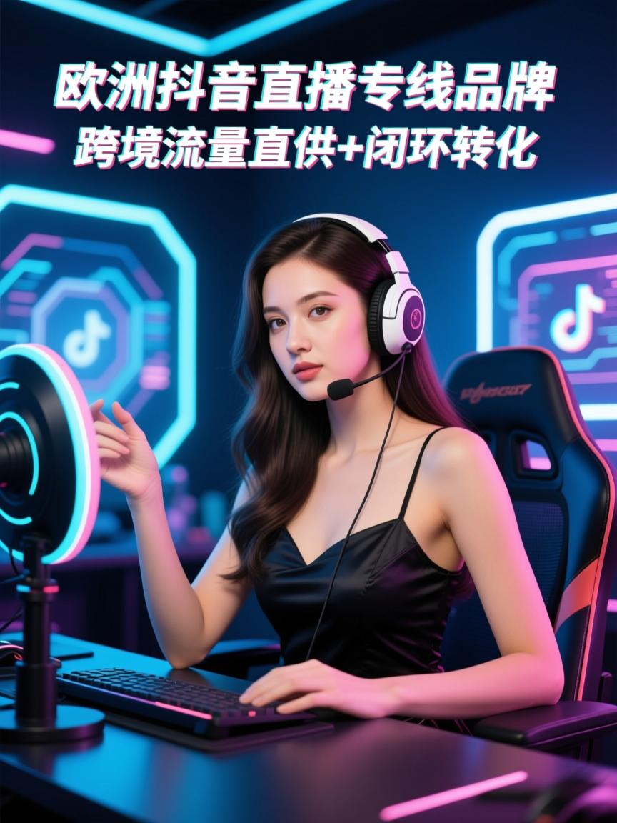 欧美抖音直播专线与品牌合作新范式,跨境流量直供+闭环转化