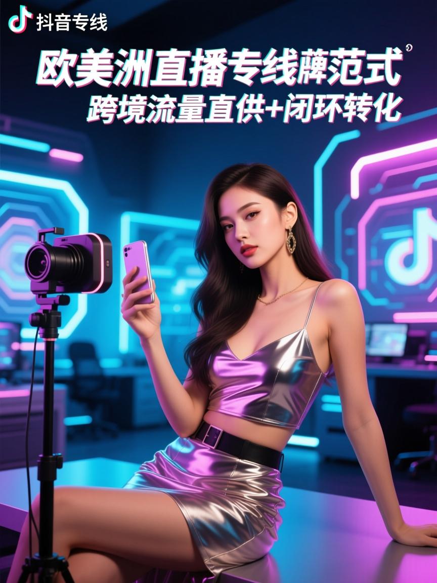 欧美抖音直播专线与品牌合作新范式,跨境流量直供+闭环转化