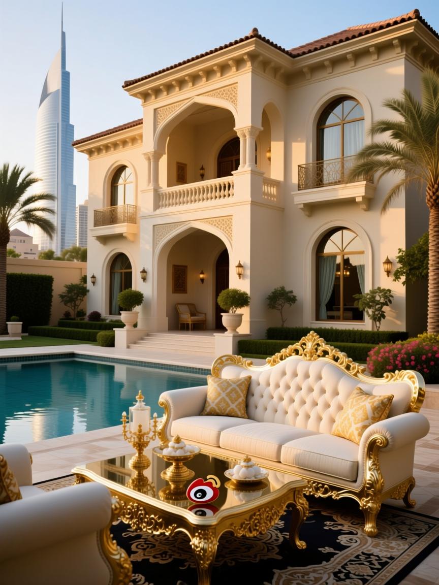 中东土豪微博下单义乌货，专线直送迪拜别墅