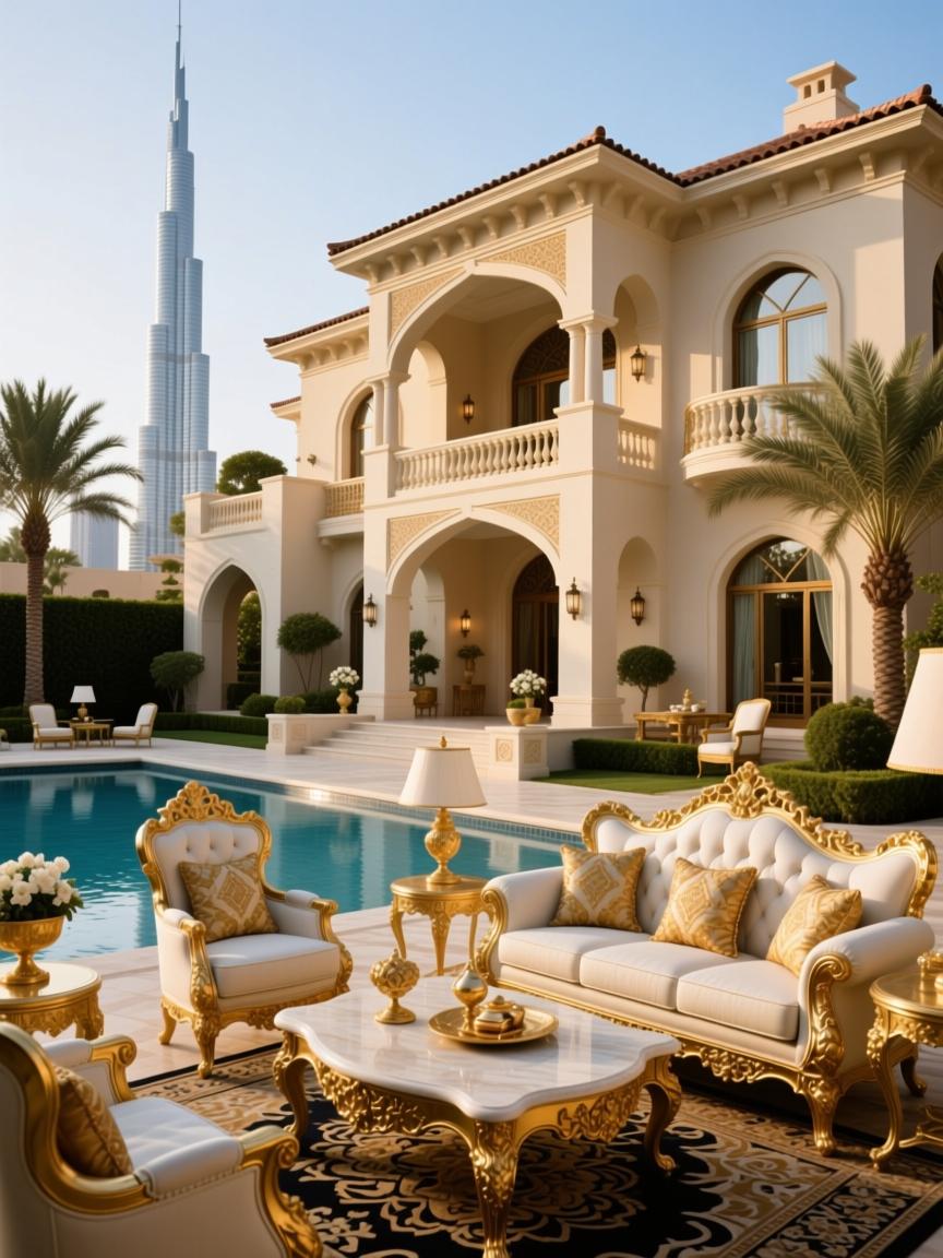 中东土豪微博下单义乌货,专线直送迪拜别墅