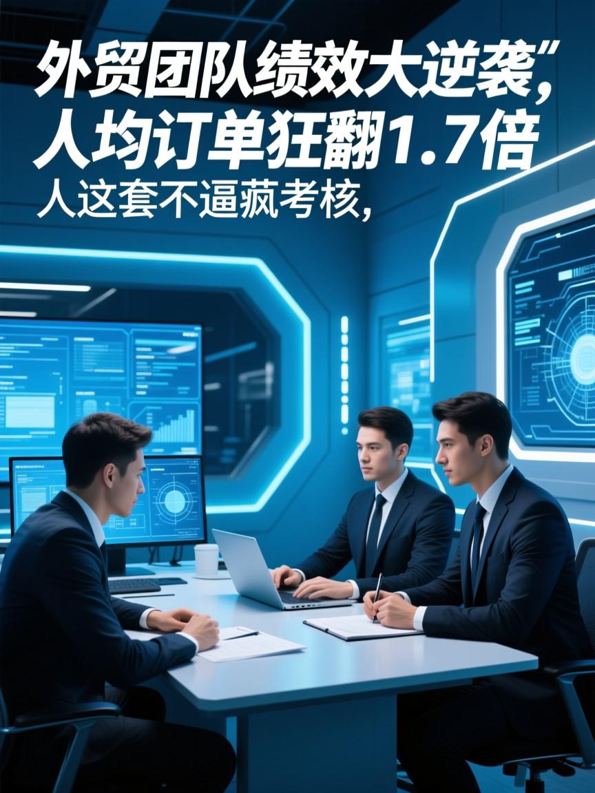 外贸团队绩效大逆袭，我用这套不逼疯考核，人均订单狂翻1.7倍