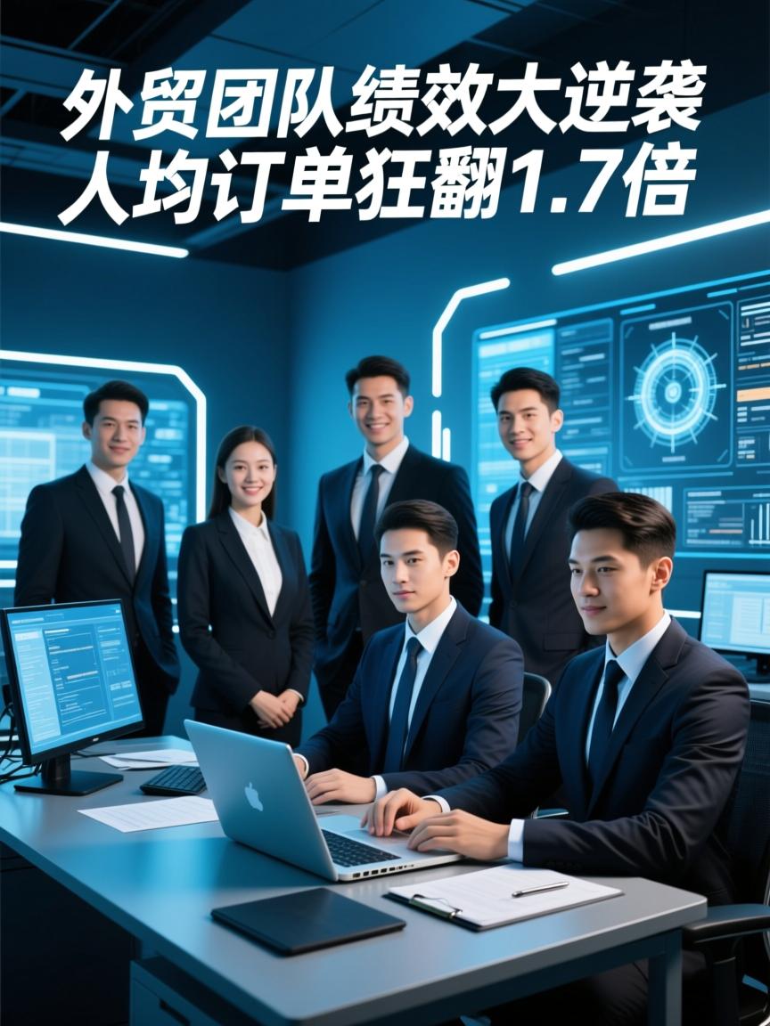 外贸团队绩效大逆袭,我用这套不逼疯考核,人均订单狂翻1.7倍