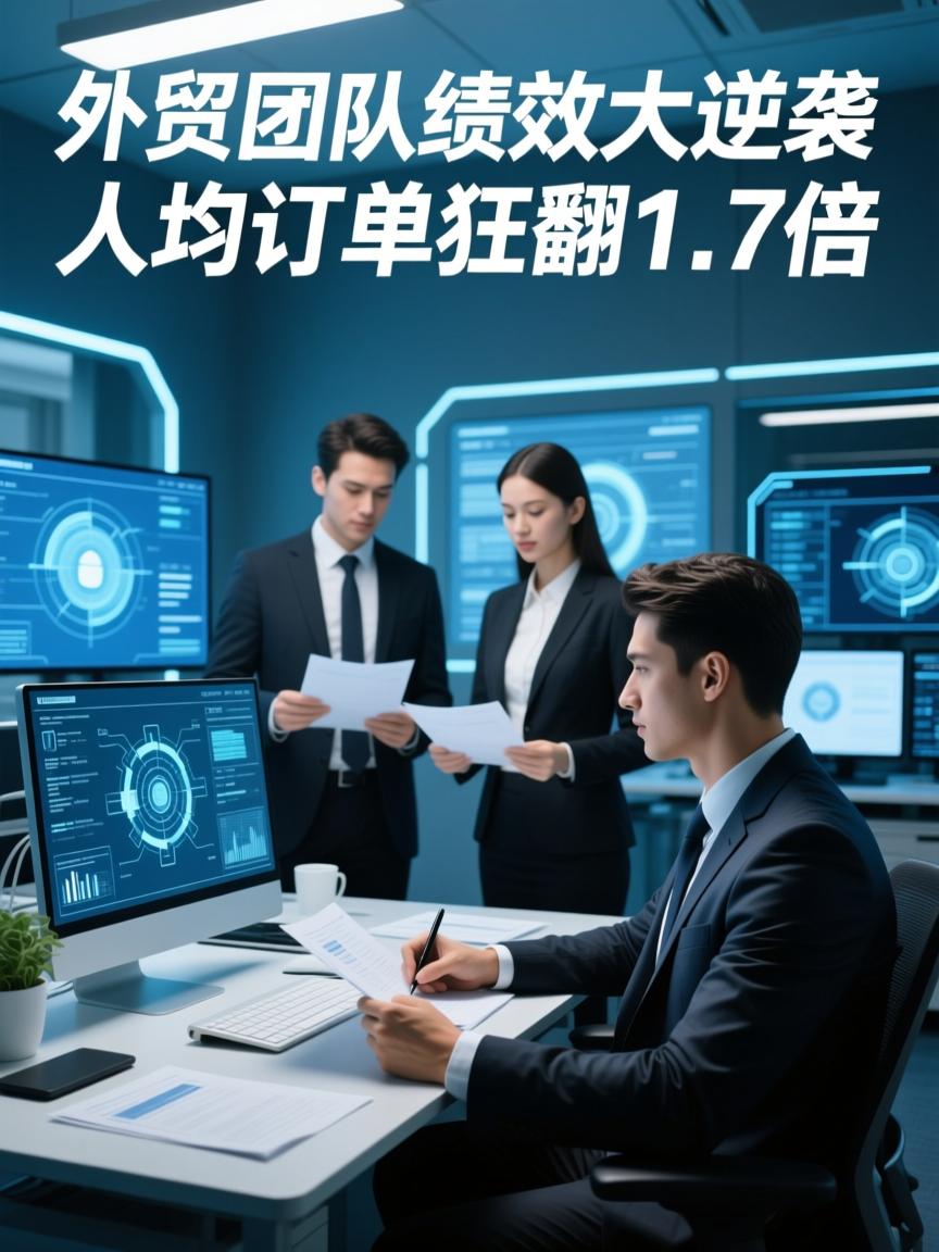 外贸团队绩效大逆袭,我用这套不逼疯考核,人均订单狂翻1.7倍