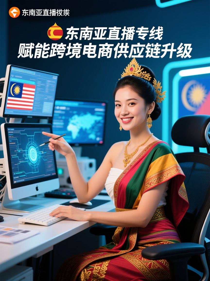 东南亚直播专线赋能跨境电商供应链升级