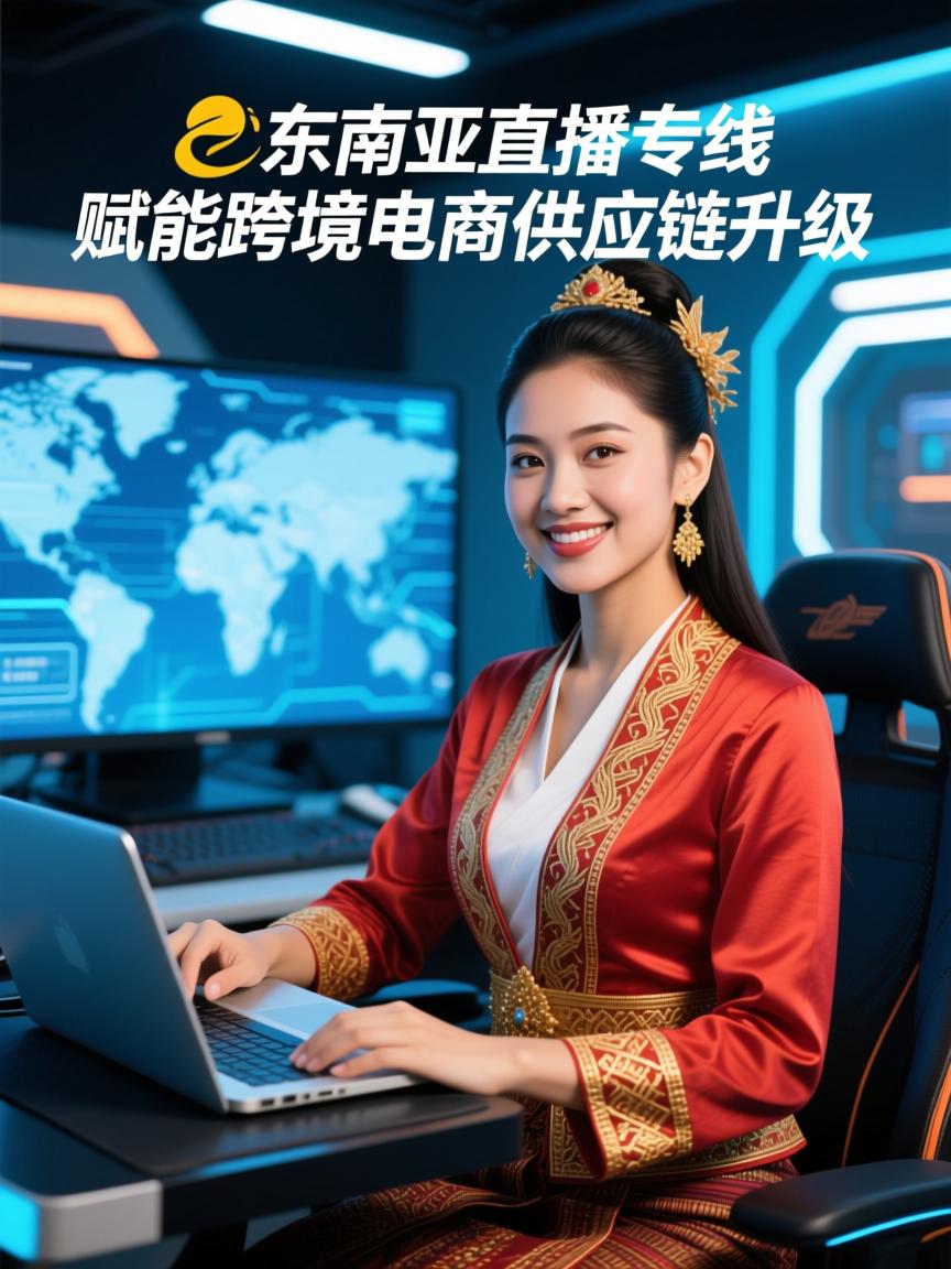 东南亚直播专线赋能跨境电商供应链升级