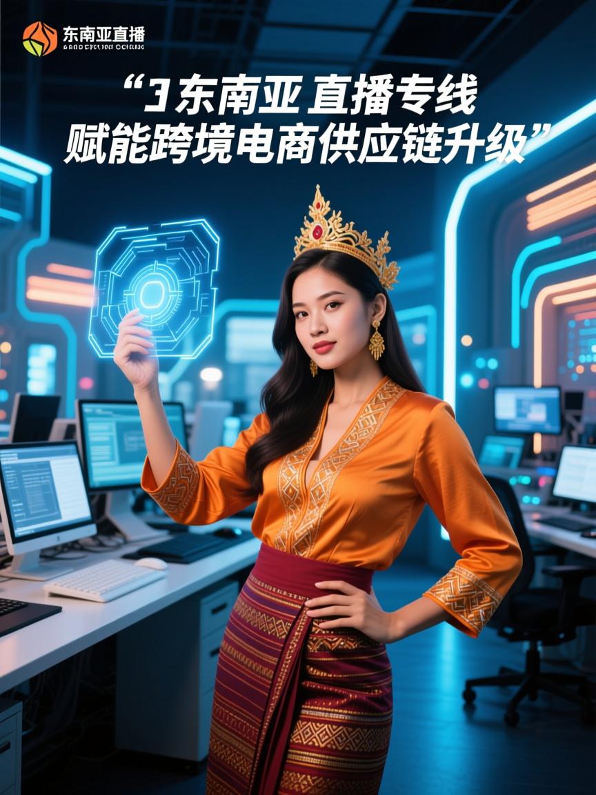 东南亚直播专线赋能跨境电商供应链升级
