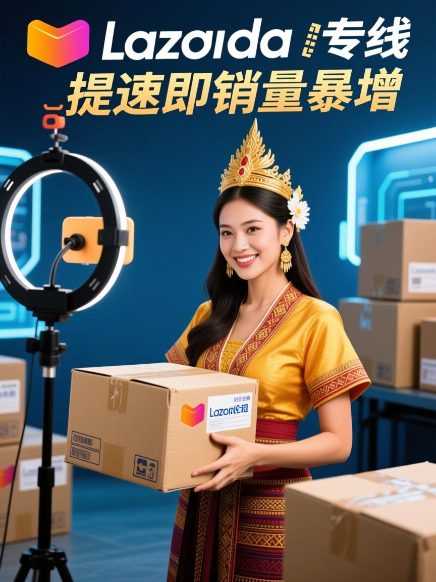 东南亚Lazada直播专线，物流提速即销量暴增