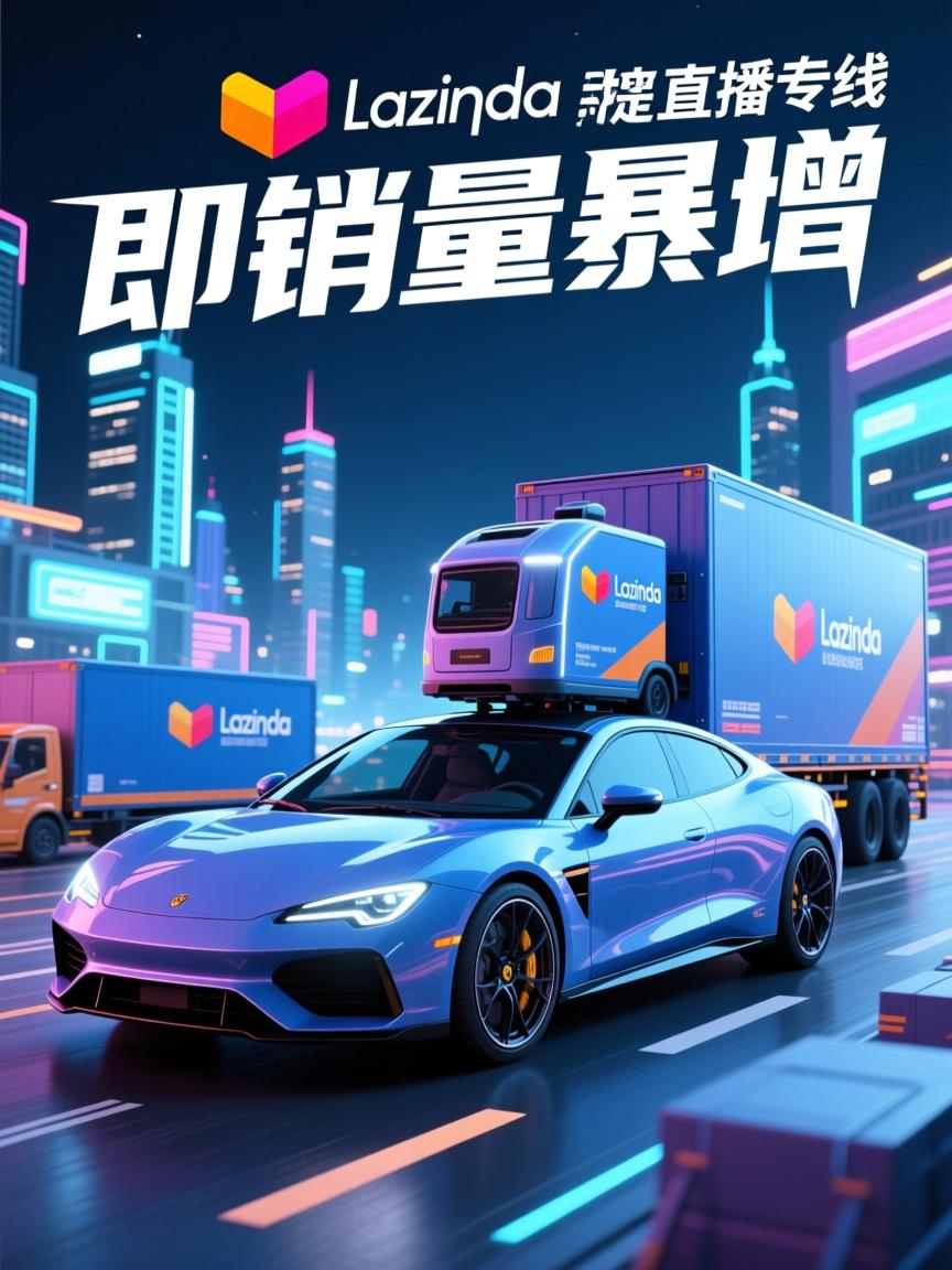 东南亚Lazada直播专线,物流提速即销量暴增