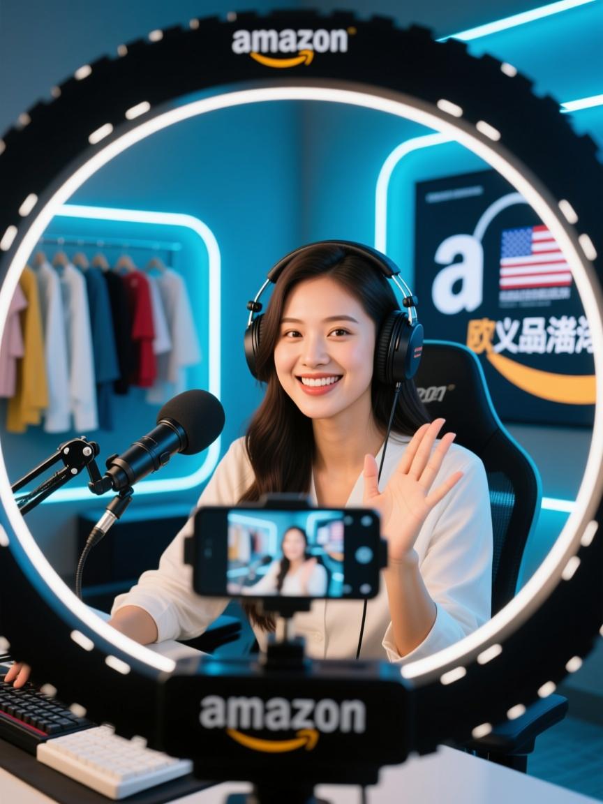 义乌小商品出海记,我如何在欧美亚马逊直播专线里,把0基础洋主播打造成洛杉矶带货王