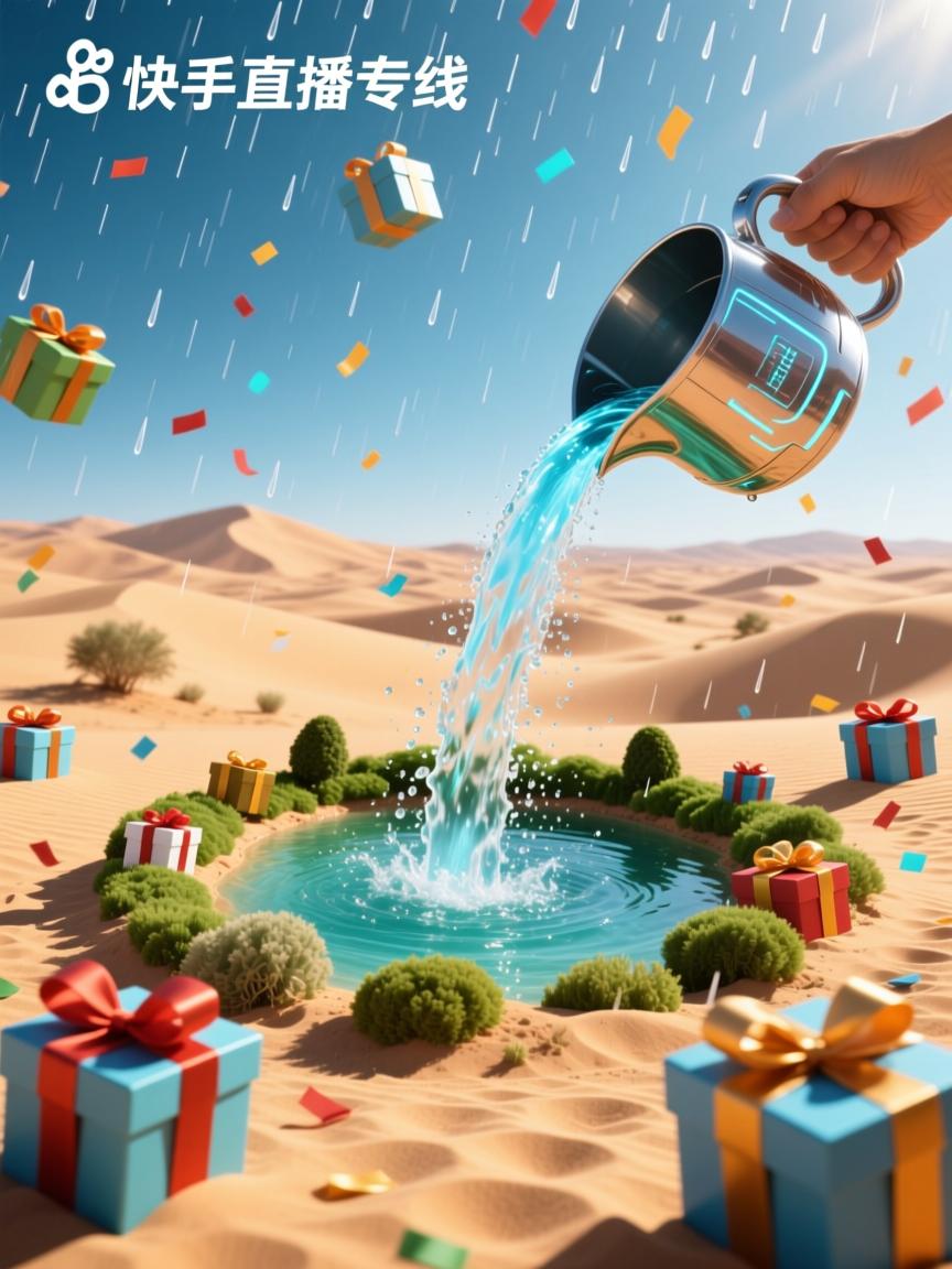 中东快手直播专线，用礼物雨浇灌沙漠流量绿洲