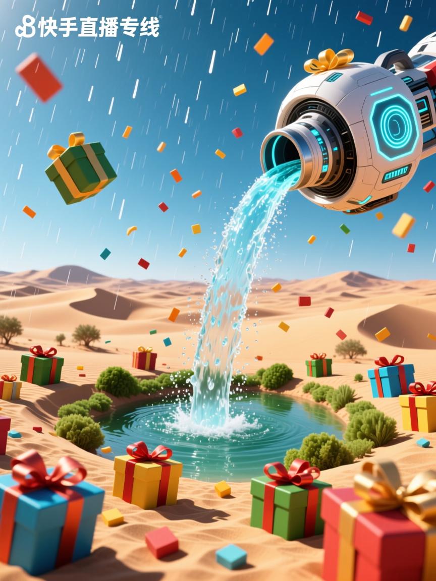 中东快手直播专线,用礼物雨浇灌沙漠流量绿洲